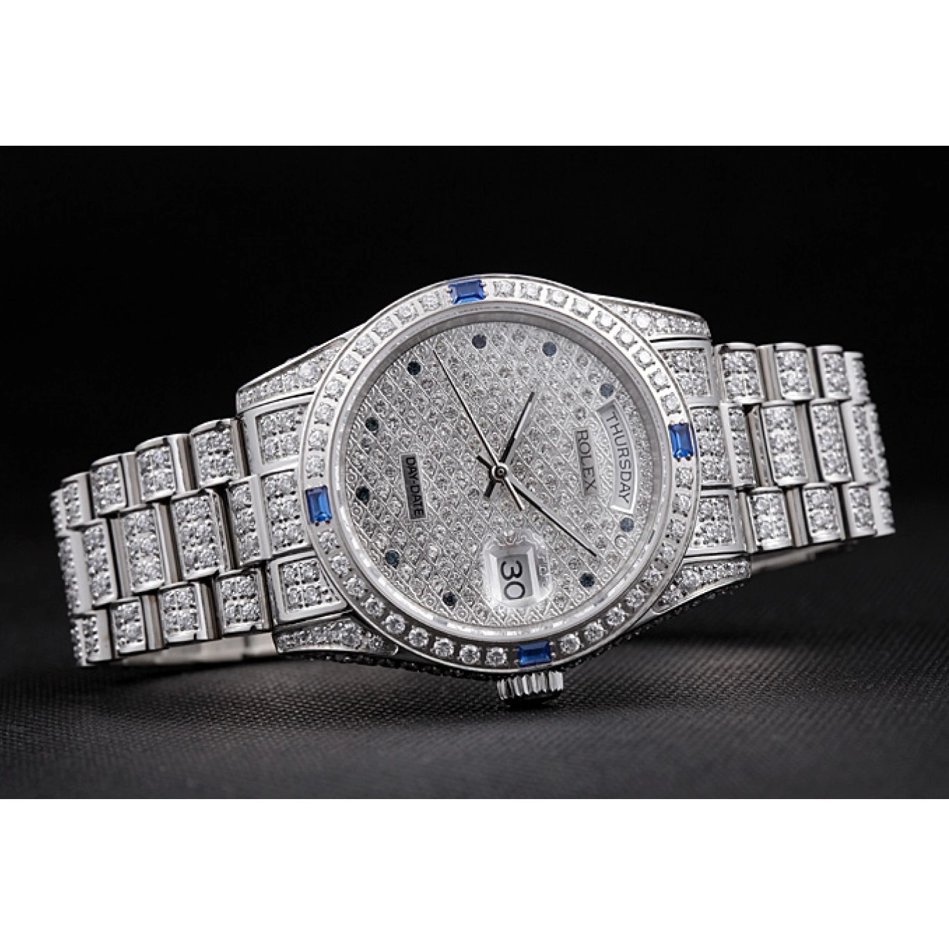 Best AAA Replica Sites Swiss 621613 Day-Date Rolex Diamonds-srl183 0817